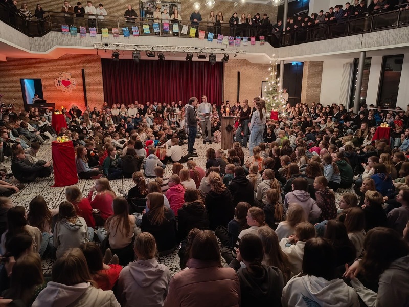 Adventsfeier in der Aula