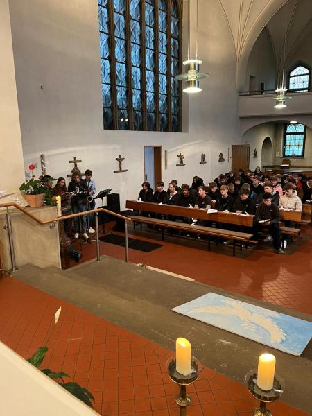 Abschlussandacht zum Sozialpraktikum 2025