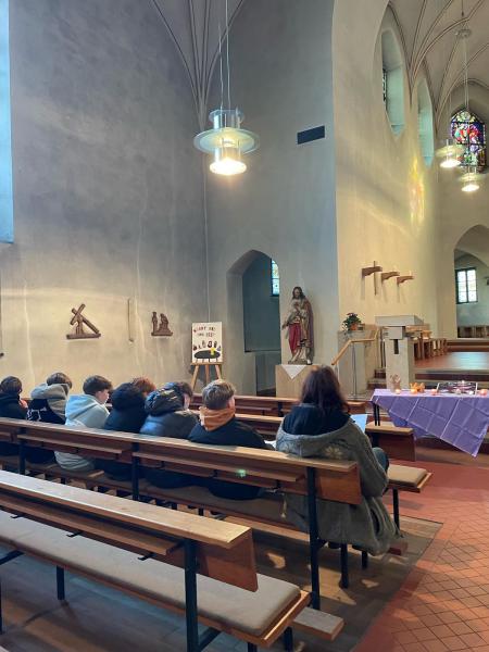 In der Klosterkirche ...
