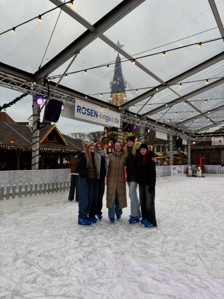 Auf der Eislaufbahn