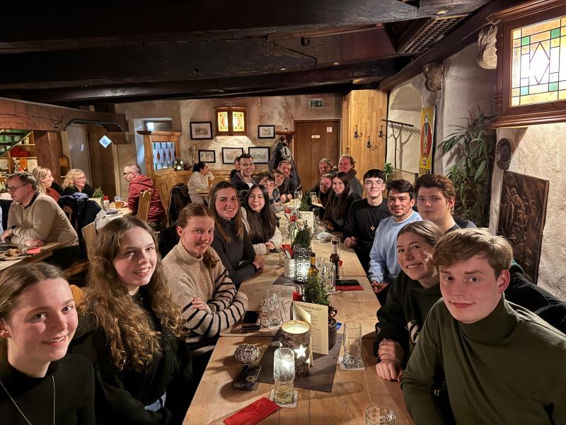 Abends gab es noch ein gemeinsames Essen im Rampendahl.