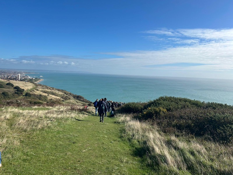 Küstenwanderung nach Eastbourne