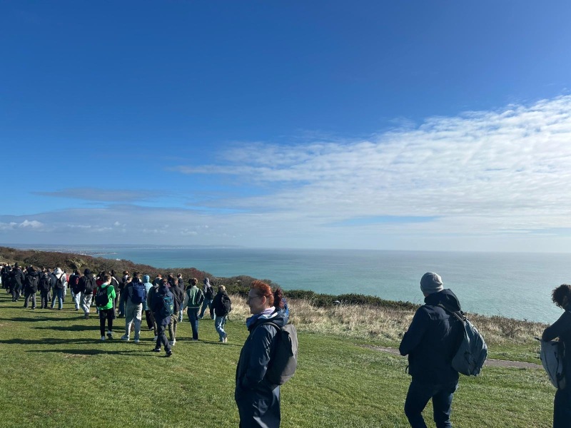Küstenwanderung nach Eastbourne