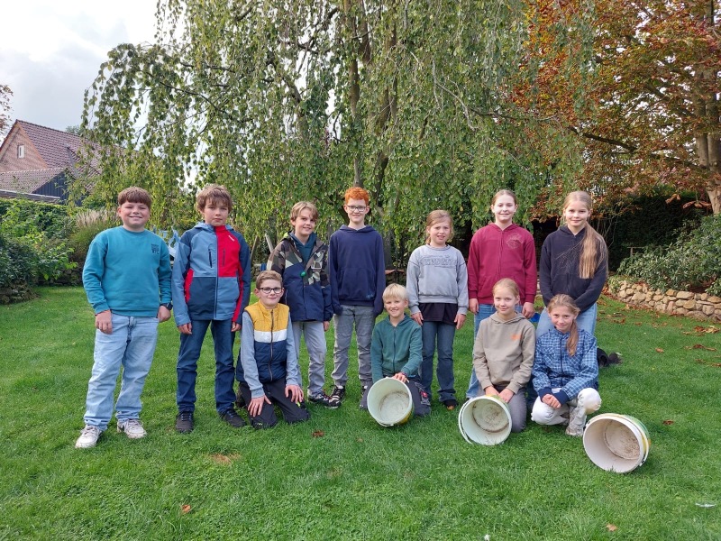 Erntedank-Aktionen der Klasse 5e