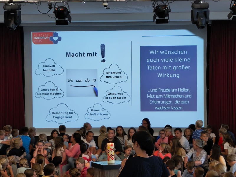 Vorstellung des Förderprojekts zur Romfahrt der Stiftung Handrup Plus