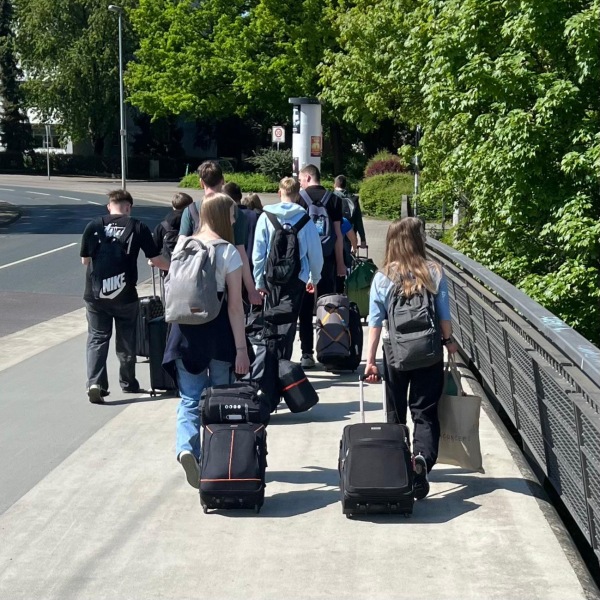 Auf dem Weg zur Unterkunft