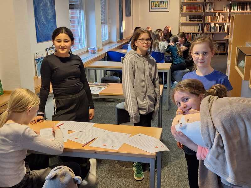 In der Bibliothek