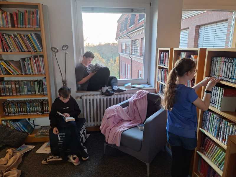 In der Bibliothek