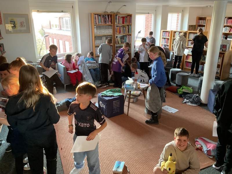 In der Bibliothek