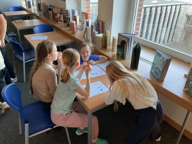 In der Bibliothek
