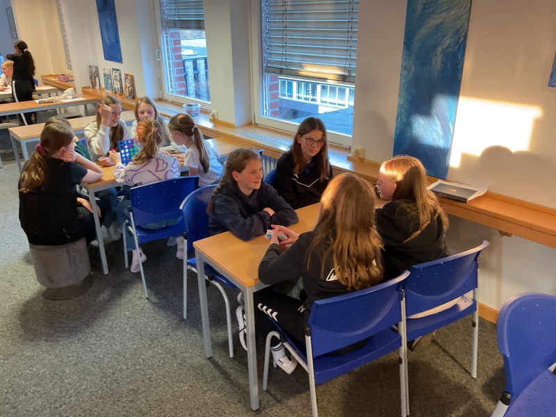 In der Bibliothek
