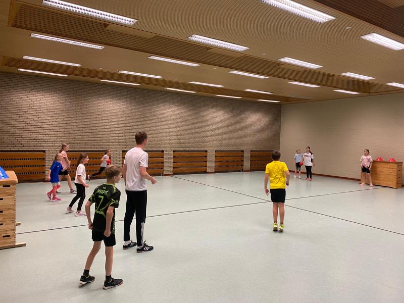 Die Klasse 5c in Bewegung