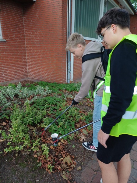 Müllsammelaktion der TG Heskamp