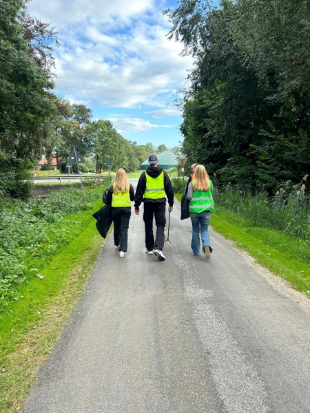 Müllsammelaktion der TG Heskamp