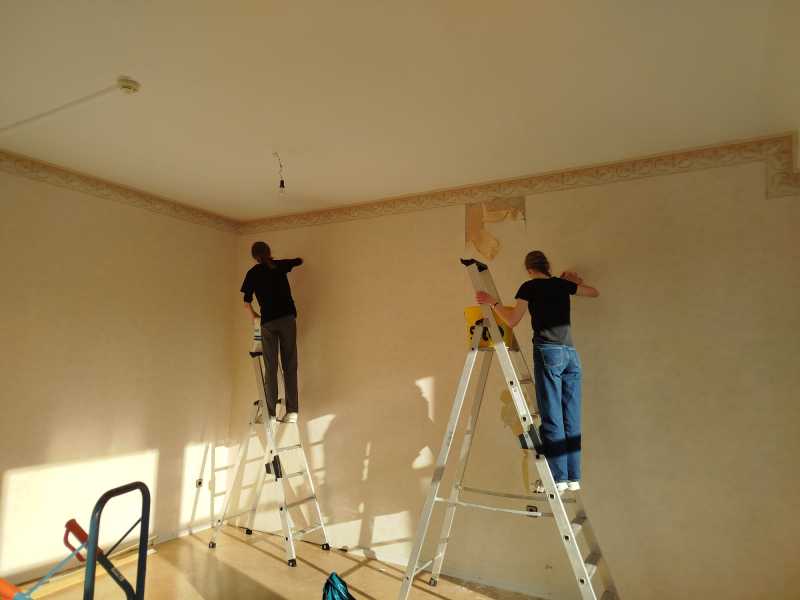 Viele fleißige Hände halfen bei der Renovierung