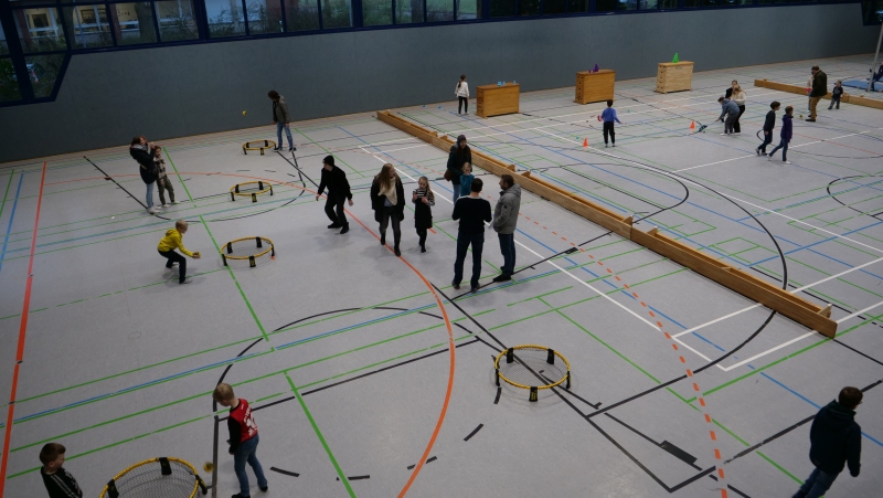 ..., denn die bunte Bewegungslandschaft machte Bock auf Sport!