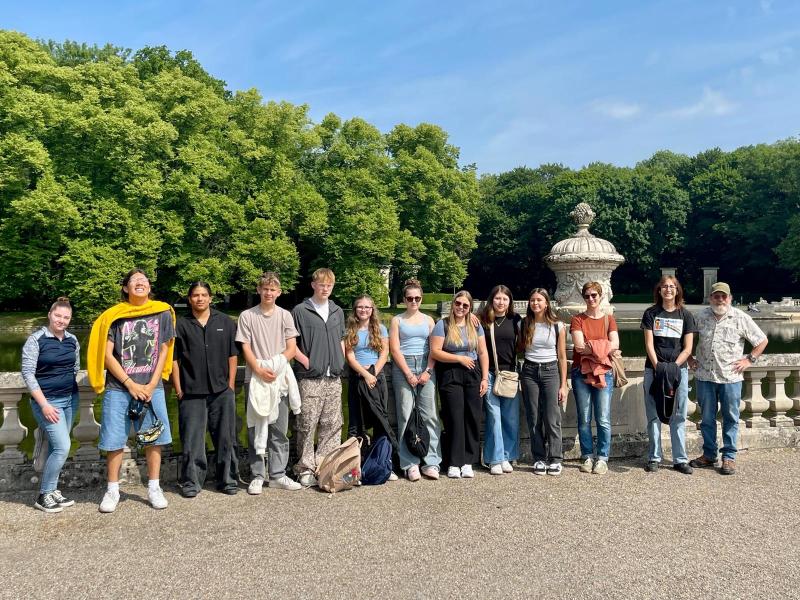 Gruppenfoto am Schloss Nordkirchen