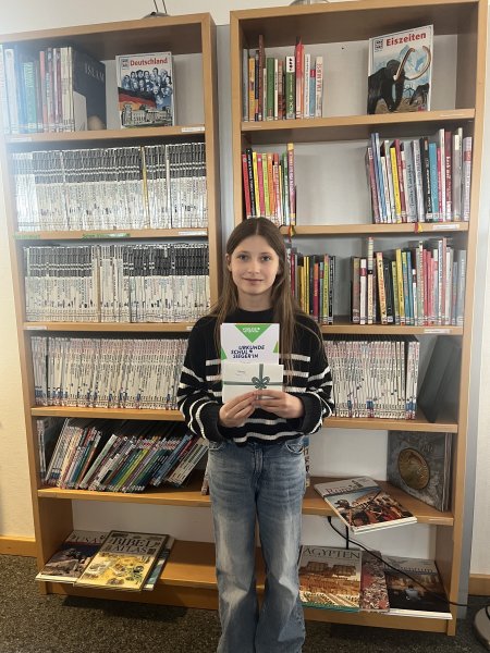 Unsere Schulsiegerin: Emma Fübbeker (Klasse 6c)